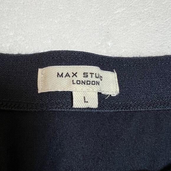 Max Studio Tiered Midi Skirt Size L Prairie Cottagecore Coastal Boho Festival - Picture 3 of 6